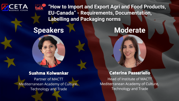 How to Import and Export Agri and Food Products, EU-Canada